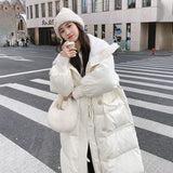 Below The Knee Korean Style Fashion Loose Cotton Coat