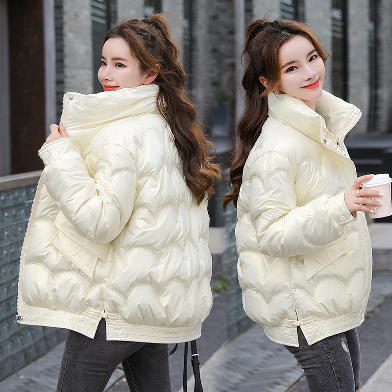 Women's Cotton-padded Coat Korean Style Quilted Jacket Stand Collar Cotton-padded Jacket