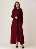 Woolen Double-breasted Elegant Cashmere Coat