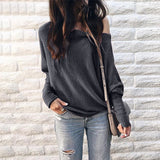 Women's Knitted Long-sleeved Shirt