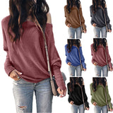 Women's Knitted Long-sleeved Shirt